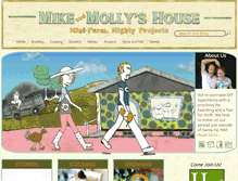 Tablet Screenshot of mikeandmollyshouse.com